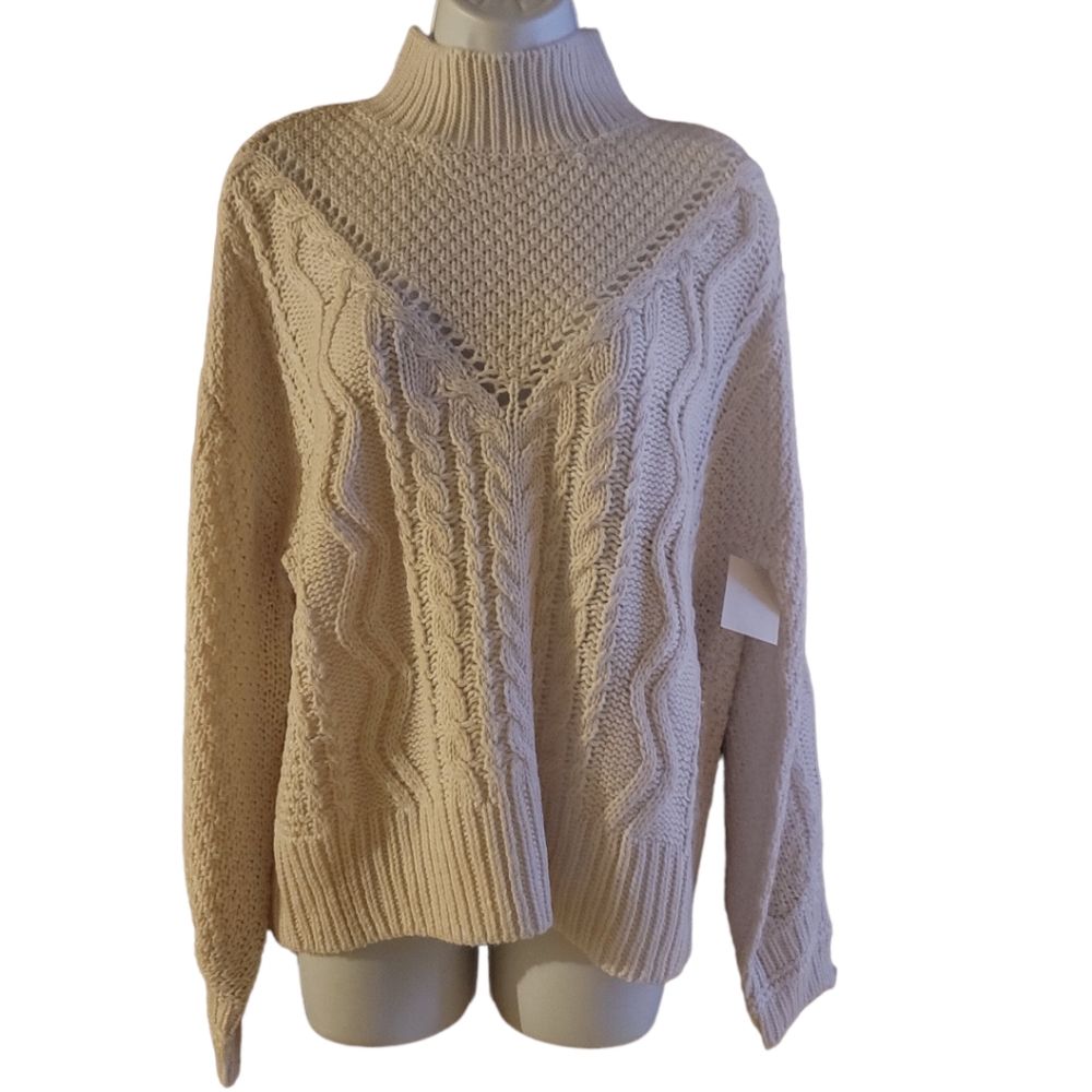 Rag Supply Mock Neck Sweater